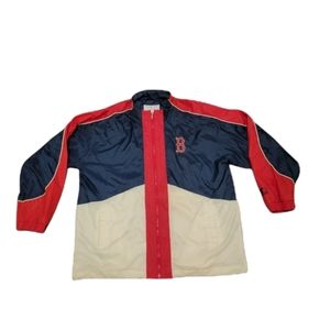 Mens Starter Boston Red Sox Full Zip Windbreaker Jacket XL